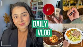 Daily Vlog | Haul cu produse de machiaj, o noua manichiura, nu mai fac Vlogmas, gatim 3 retete