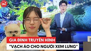 Gia đình truyền hình: MC Mạnh Cường "bóc phốt" BTV Hương Giang