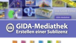 GIDA-Mediathek - Wie erstelle ich eine Sublizenz für meine Schüler? - Lernen zu Hause