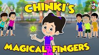Chinki's Magic Fingers | Bowling | Animated Stories | English Cartoon | Moral Stories | PunToon Kids