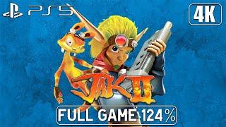 Jak 2 PS5 - Full Game 124% Longplay Walkthrough 4K 60FPS