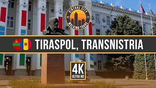   TIRASPOL, TRANSNISTRIA/MOLDOVA – May 2022 City Walking Tour [4K Ultra HD]