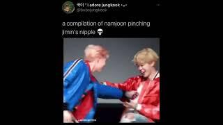 namjoon pinching namjoon nipples #bts #jimin#namjoon #bts #btsarmy