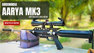 Aarya MK3 Air Rifle Review | 177 Cal | Single piece Metal Frame | Made in India