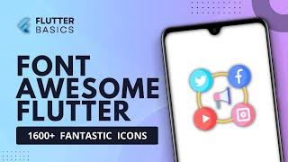 Flutter Font Awesome Icons - External Icons for Flutter App