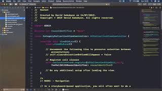 5 creating classes to controll collection view and cell