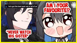 Malphis makes Jailbird jealous when Nerissa asks him who his favourite vtubers