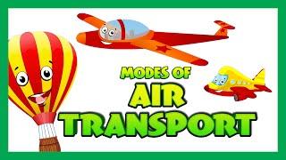 Air Transport for Children - Transport Videos for Children | Kids Hut