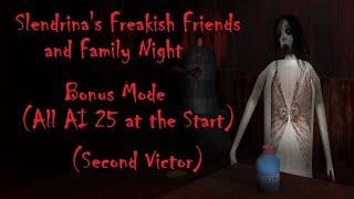 Slendrina's Freakish Friends and Family Night - Bonus Mode Beaten (Second Victor)