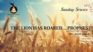 Sunday Service | 24th November 2024 |Bro Joseph Kimotho | The Lion Has Roared... Prophesy!