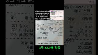 11월4일 주말 총 245만원 환급! 3무 42.9배 적중! 스포츠토토 무승부 재테크! 토토잘하는 방법 #shorts #프로토 #분석 #세리에 #라리가 #EPL #프리미어리그