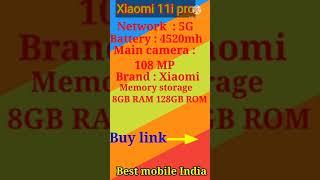 Xiaomi 5G mobile || mi 11x Pro || new mi 11x pro mobile ||#shorts #bestmobileindia