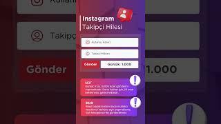 İnstagram Takipçi Hilesi İle İnstagram Takipçi Arttırma 2023 #instagramtakipçihilesi