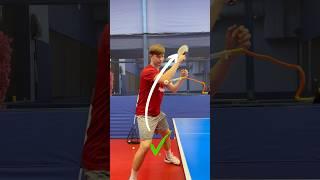 Как делать топс справа по подрезке стабильно/how to make a top-spin the right undercut#tabletennis