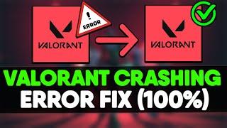 How To Fix Valorant Crashing  - Easy Guide 2024