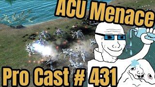 ACU Menace! Supreme Commander 2 Pro Cast# 431 4v4 on Seton's Clutch - Steal Speaks