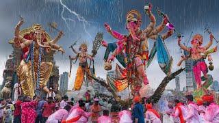 Mumbai Ganpati Visarjan at Girgaon Chowpatty | Ganpati Visarjan 2023