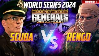 C&C Generals Zero Hour World Series 2024 | sCuBa vs ReNgO | Round 1