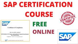 SAP CERTIFICATION | sap certification course free | sap certification online course