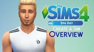 The Sims 4: Spa Day | CAS Overview and First Impressions |