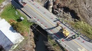 VT 105 Bridge Washout Repairs in Richford