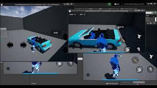 Unreal Engine Android Multiplayer Tutorial | Third-person shooter game | Vehicle 7