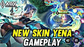 AOV : NEW SKIN YENA MIRACLE PRONE GAMEPLAY - ARENA OF VALOR LIÊNQUÂNMOBILE ROV