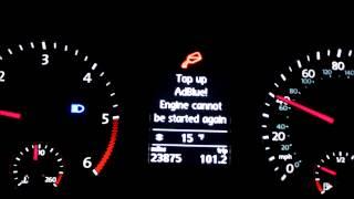 2012 VW Passat TDI - AdBlue Deficient Warning