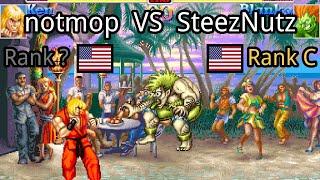 Super Street Fighter II X: Grand Master Challenge: notmop (US, Rank ?)  vs SteezNutz (US, Rank C)