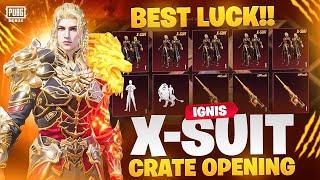 NEW IGNIS X SUIT CRATE OPENING & FULL MAXED X-SUIT & AMR | BGMI/PUBG #NewIgnisXSuit #CrateOpening