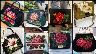 Charming & Stylish Cross Stitch Hand Bags Designs Collections #2024 #charsutikerhai