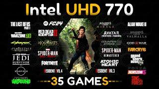 Intel UHD Graphics 770 : Test in 35 Games | UHD 770