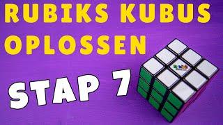 Stap 7 - van vis naar alles geel - Rubik's kubus oplossen voor beginners.