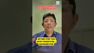 Confusing Concepts - Malpresentation v/s Malposition - Dr. Bhojani explains #neetpg #mbbs #fmge