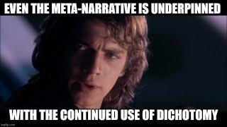 Anakin has a doctorate in Darth Plageius the Wise Studies