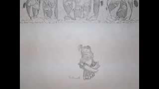 Traditional Animation Project #9/11: Zan Walk