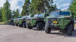 Finland added 13 domestically made Sisu GTP 4x4 armored vehicles