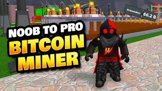 Noob to Pro in Bitcoin Miner Roblox - Making Billions