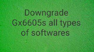 All gx6605s firmware downgrade procedure... Easy for all. #gx6605 #hw203