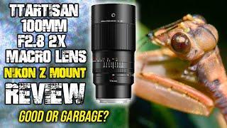 TTArtisan 100mm F2.8 2x Macro Nikon Z Review | GOOD or GARBAGE?