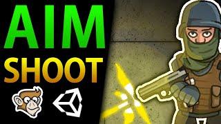 Aim at Mouse in Unity 2D (Shoot Weapon, Unity Tutorial for Beginners)