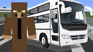 Я стал водителем автобуса на 24 часа - Деревня жителей Майнкрафт Minecraft