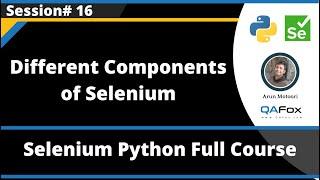 Different Components in Selenium (Selenium Python - Session 16)