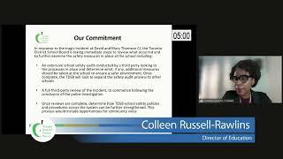 Addressing Student Safety, Special Board Meeting
