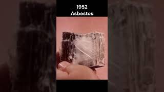 Ever Wonder What Raw Asbestos Looks Like? 1952 Film #banned #dangerous #outlawed