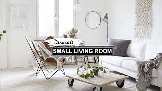 How to decorate your small living room