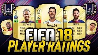 FIFA 18 10-1 Ratings Revealed Today! New Confirmed FIFA 18 Ratings!