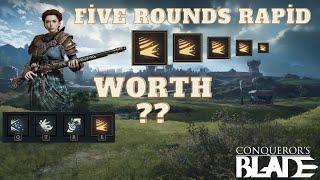 Musket Enjoy Montage / Five Rounds Rapid Build  / Conqueror's Blade Gameplay Montage
