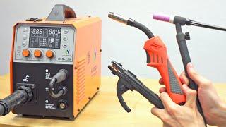 5 in 1 Multiwelder (MIG, TIG, MMA) - HITBOX MIG-250 (Unboxing and Test)