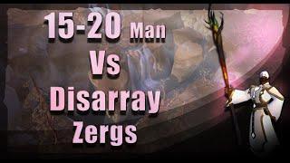 Only Vs Disarray Zergs  / Heavily Outnumbered Fights / Albion Online - Unicorns